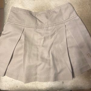 Girls khaki skort school uniform